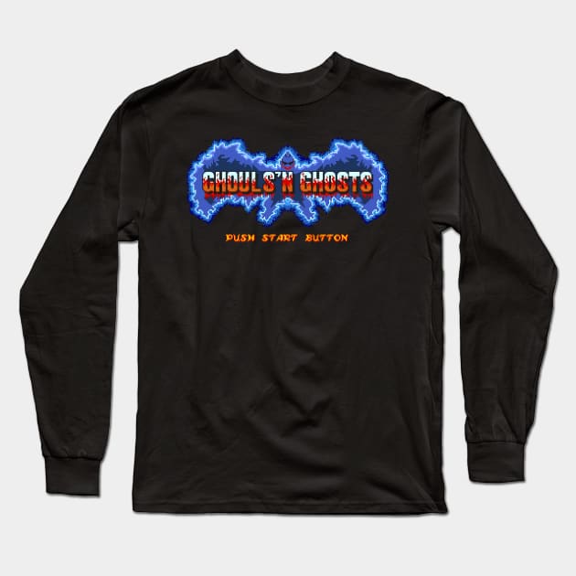 GHOULS´N GHOST Long Sleeve T-Shirt by AtomicBrain